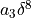 a_3 \delta^8